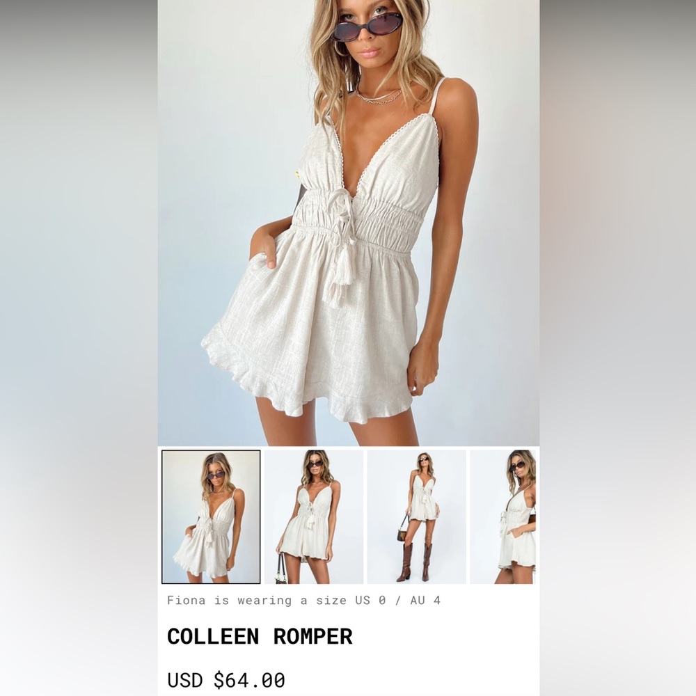 PRINCESS POLLY ROMPER